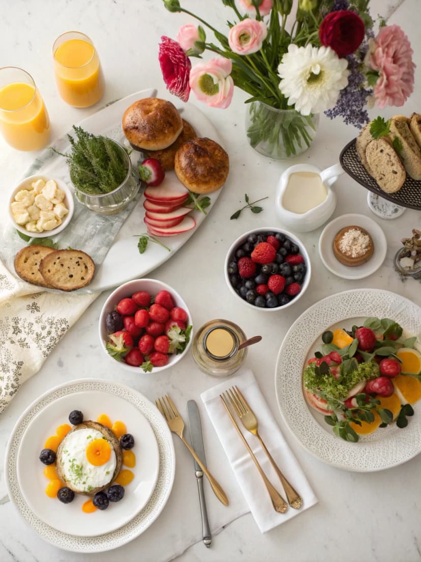 Bright & Elaborate Flat-Lay